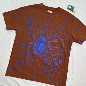 Hoddle Skateboards Heavyweight AOP Spiderweb T-Shirt - XL